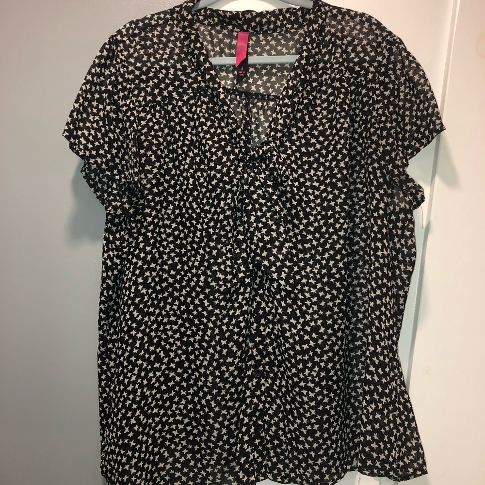 Sheer Butterfly Top